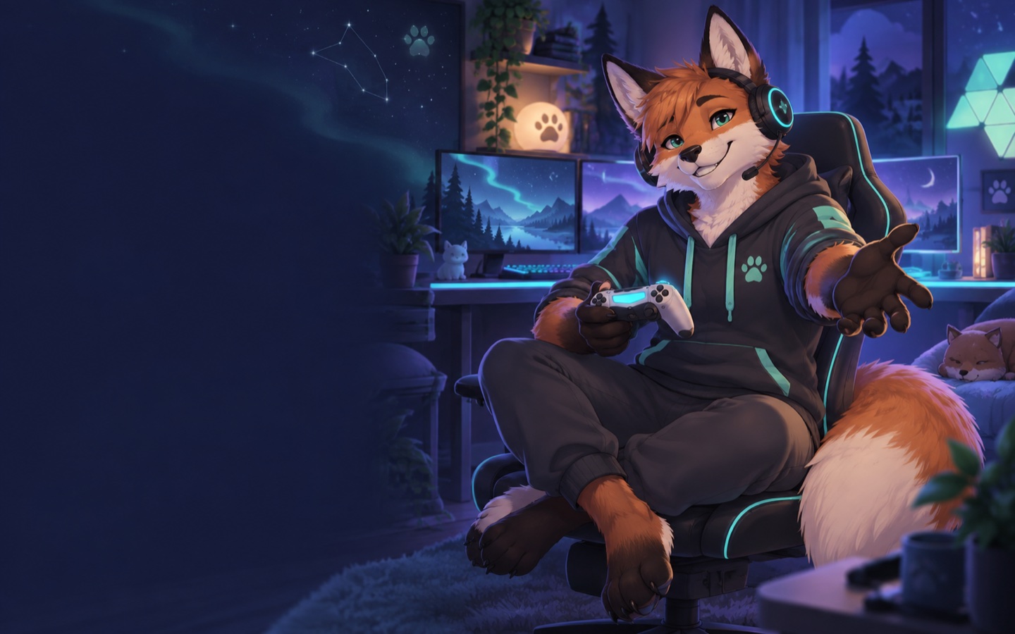 Фурри-геймер ищет тиммейтов в Lonly Games