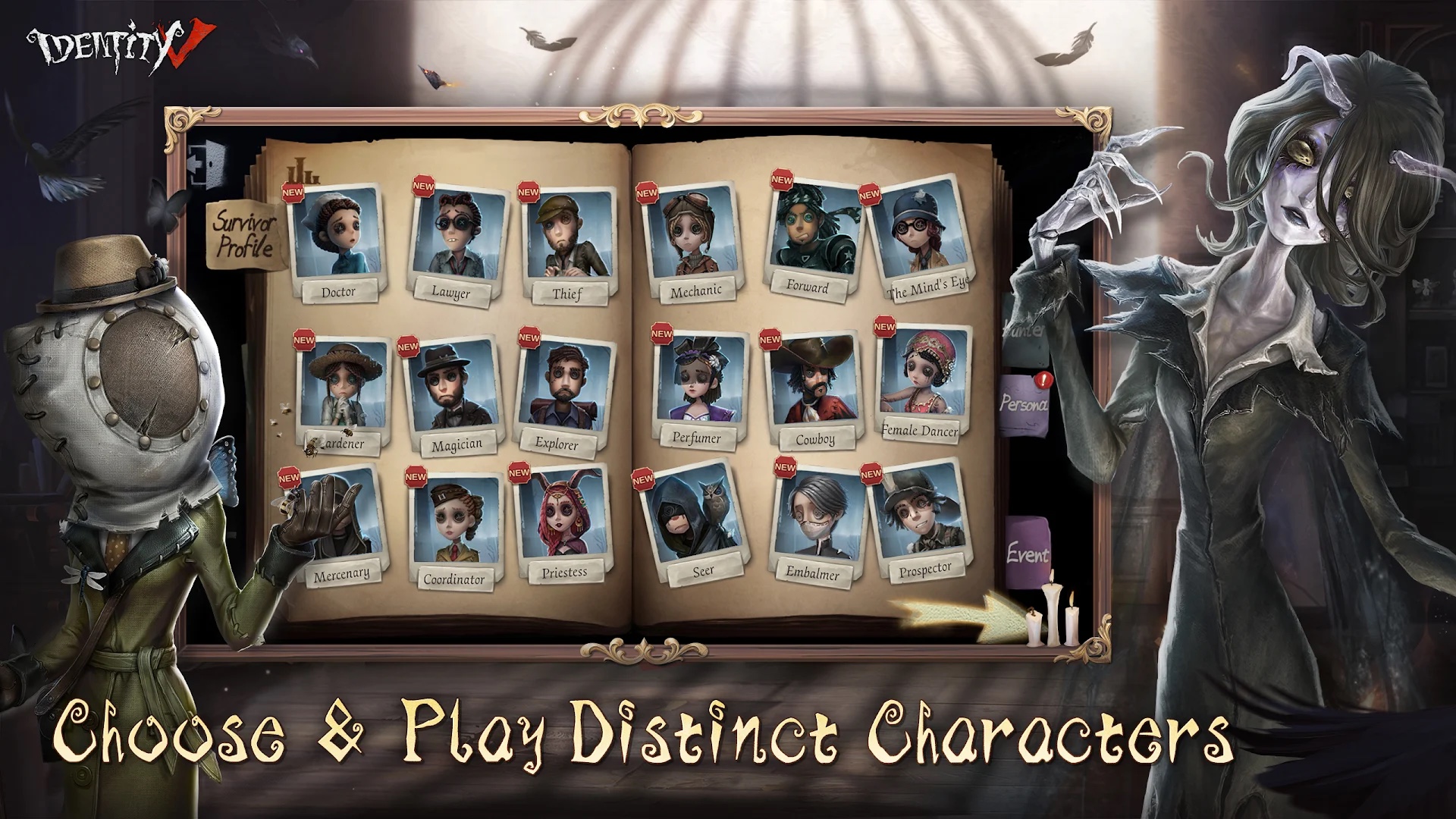 Identity V — поиск тиммейтов для совместной игры